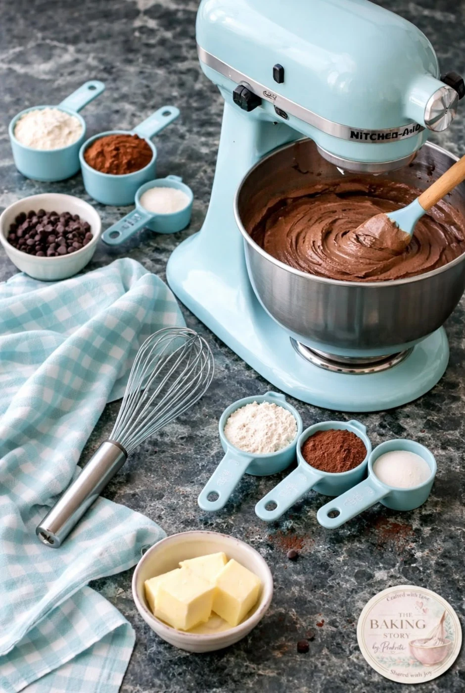 Chocolate sponge preparation in Prakriti’s kitchen