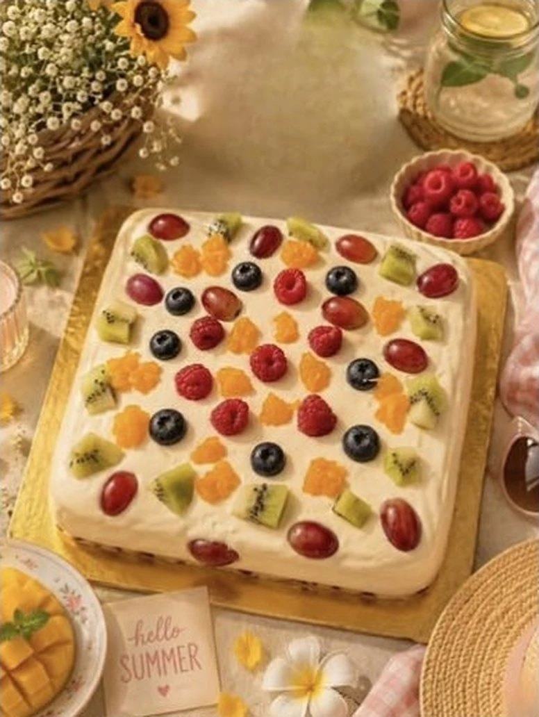 Fruit & Cream Cakes